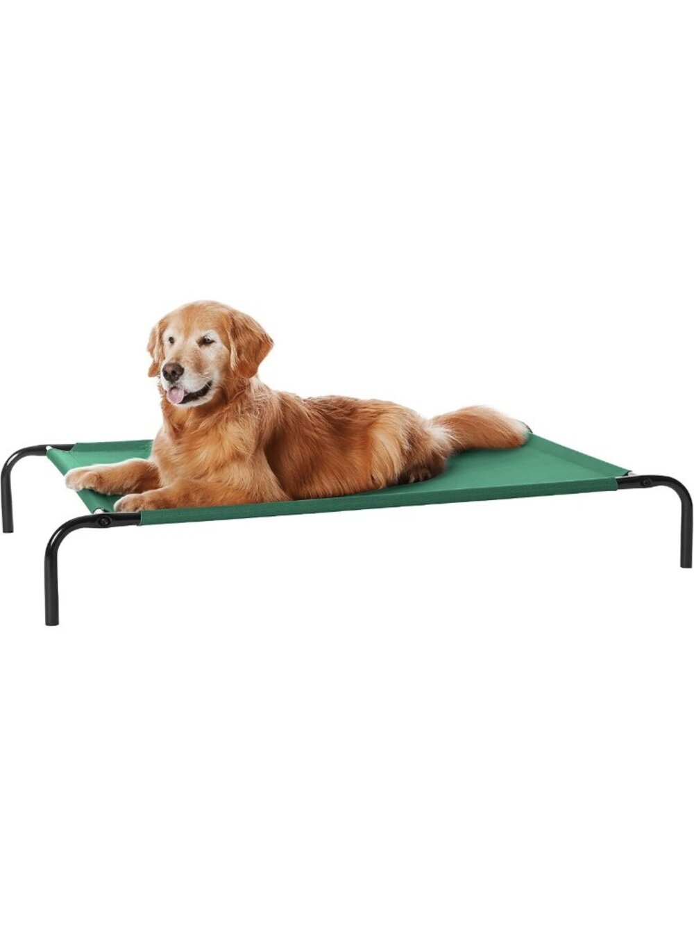 Elevated Cooling Dog Bed for Large Dogs - Breathable Metal Frame, Easy Assembly